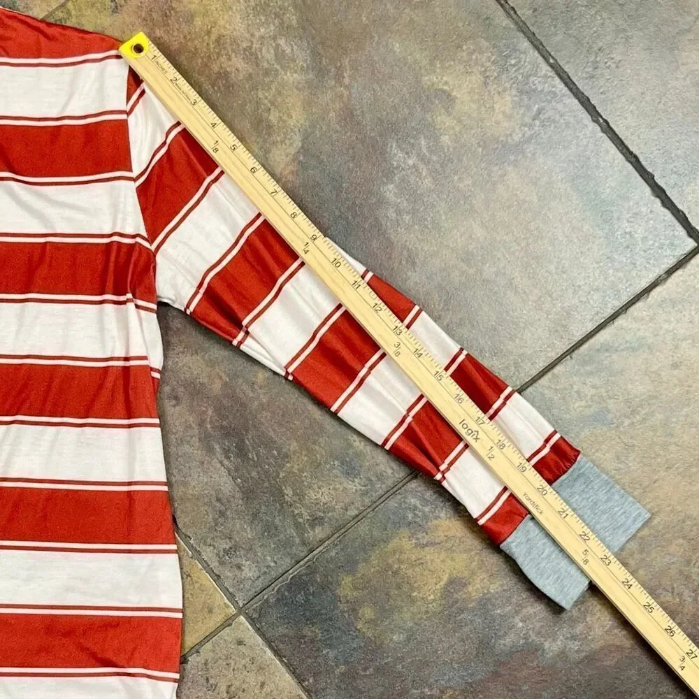 Women's Family Pajama Striped Xmas Christmas Matching Sleepwear Set 2XL